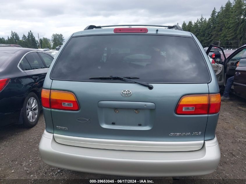 1999 Toyota Sienna Xle VIN: 4T3ZF13C5XU157160 Lot: 39653045