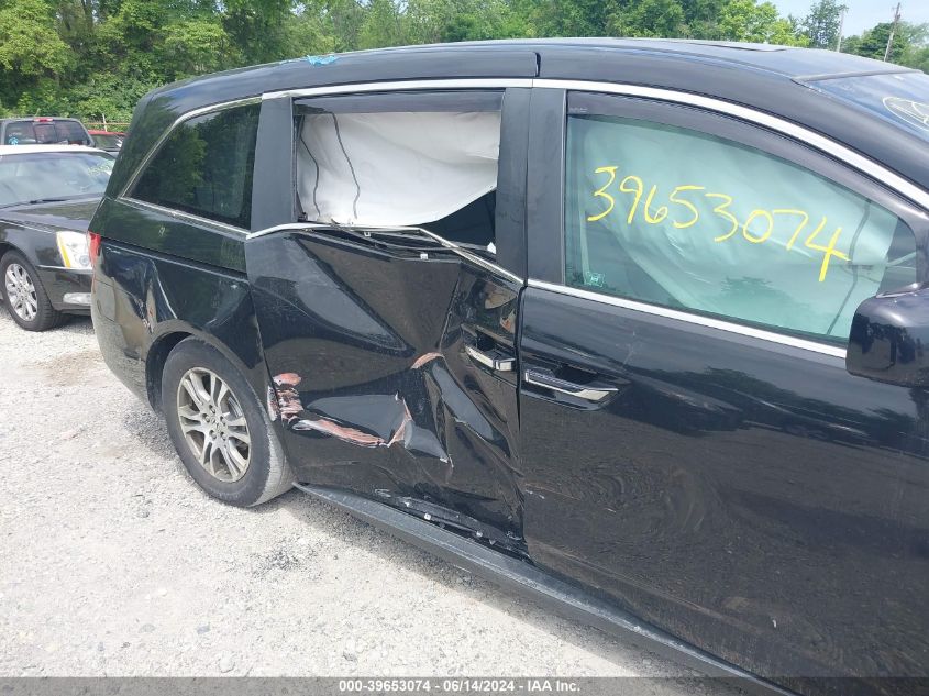 2011 Honda Odyssey Ex-L VIN: 5FNRL5H65BB012704 Lot: 39653074