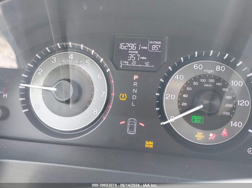 2011 Honda Odyssey Ex-L VIN: 5FNRL5H65BB012704 Lot: 39653074