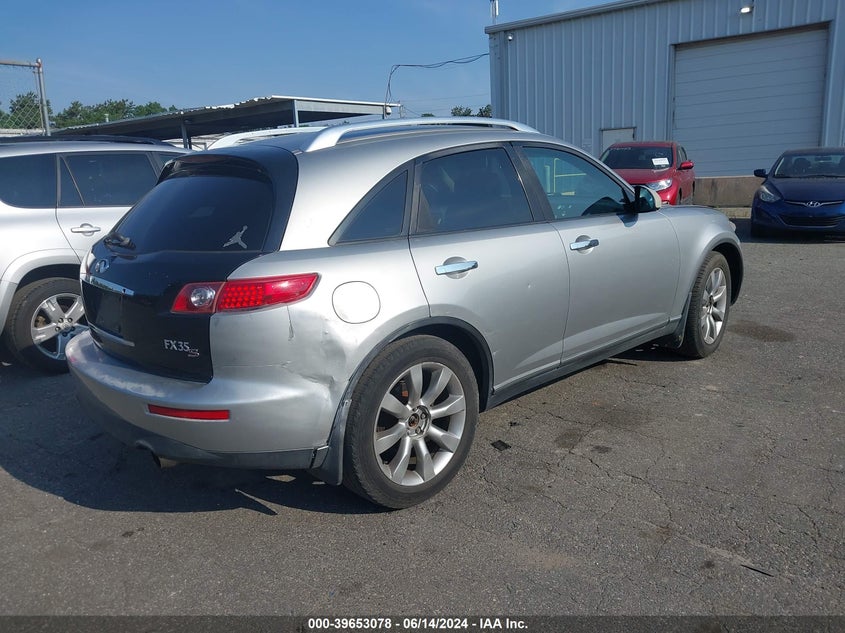 2004 Infiniti Fx35 VIN: JNRAS08W44X214669 Lot: 39653078
