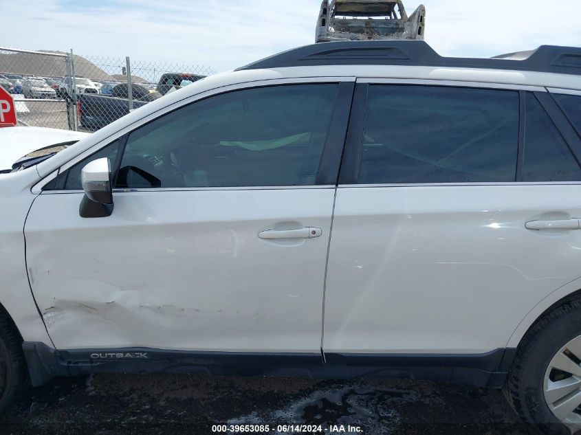2017 Subaru Outback 2.5I Premium VIN: 4S4BSAHCXH3421639 Lot: 39653085