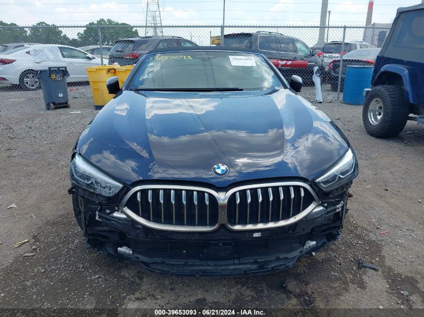 2019 BMW M850I xDrive VIN: WBAFY4C57KBX39016 Lot: 39653093