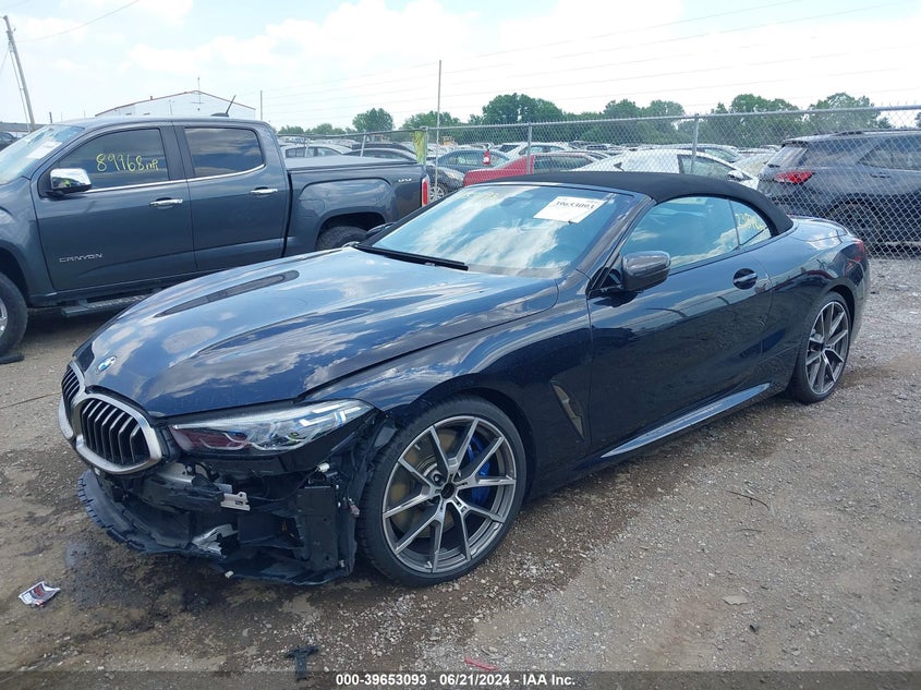 2019 BMW M850I xDrive VIN: WBAFY4C57KBX39016 Lot: 39653093