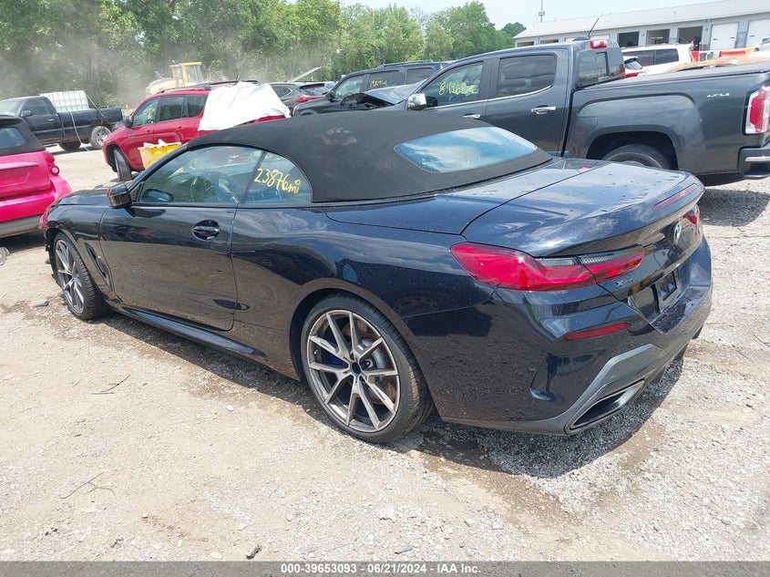 2019 BMW M850I xDrive VIN: WBAFY4C57KBX39016 Lot: 39653093