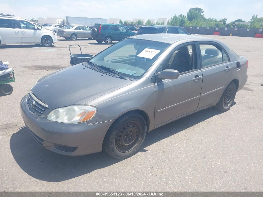 2004 Toyota Corolla Le VIN: 1NXBR32E54Z198853 Lot: 39653123