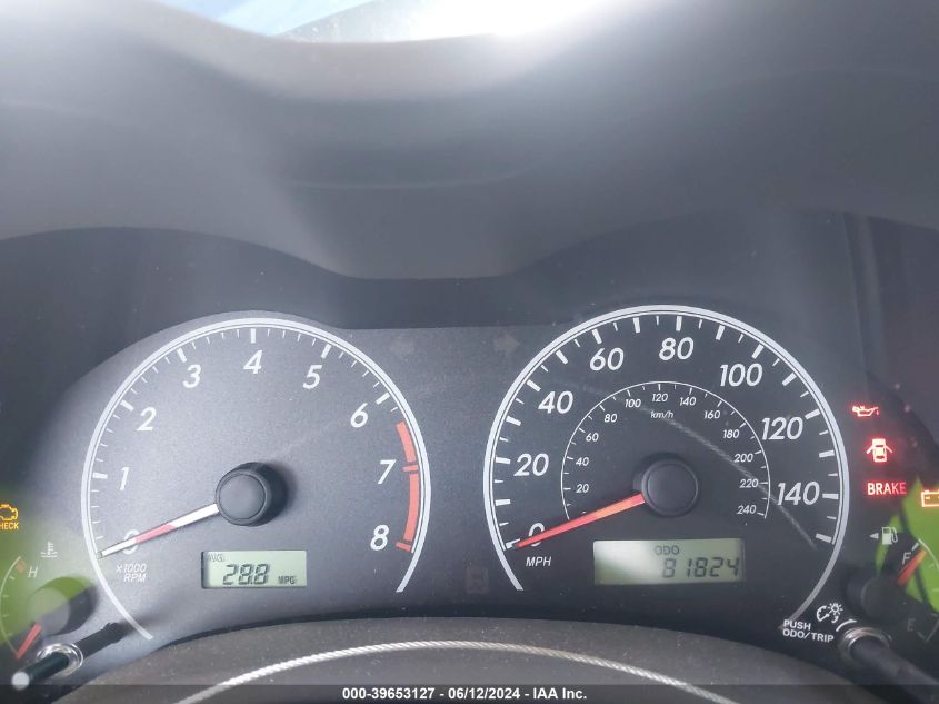 2010 Toyota Corolla VIN: 2T1BU4EE9AC366801 Lot: 39653127