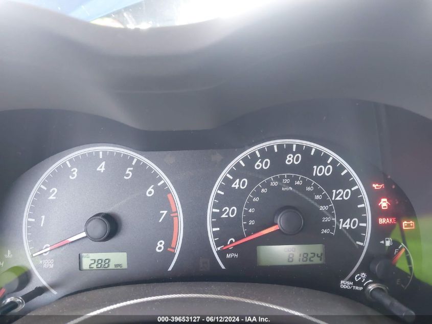 2010 Toyota Corolla VIN: 2T1BU4EE9AC366801 Lot: 39653127