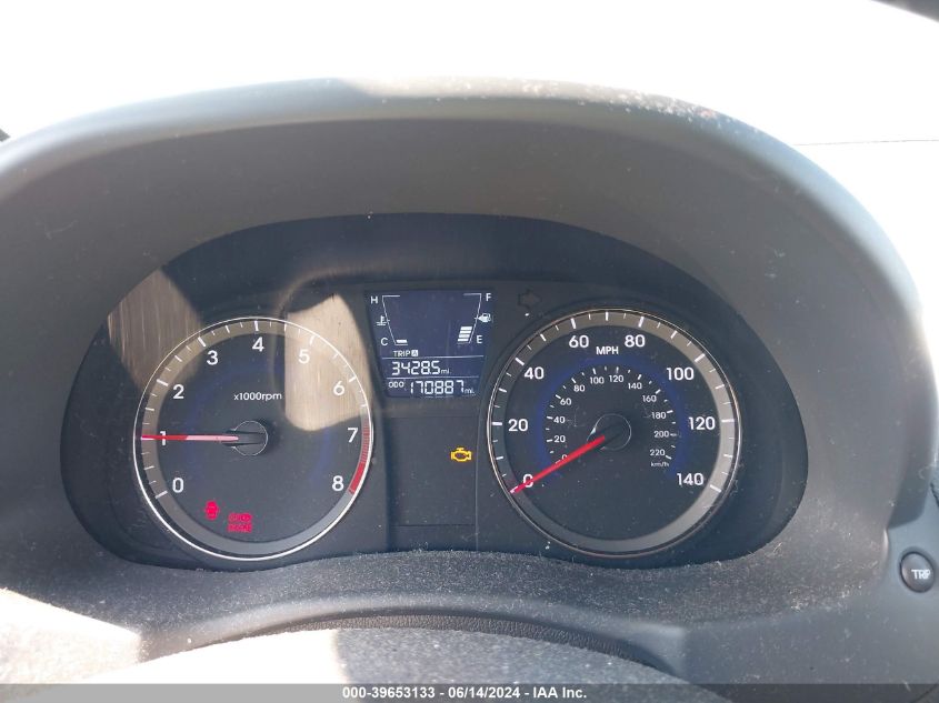 2013 Hyundai Accent Se VIN: KMHCU5AEXDU087246 Lot: 39653133