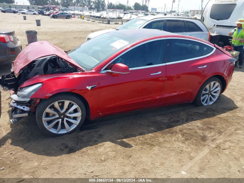 2018 Tesla Model 3 Long Range/Mid Range VIN: 5YJ3E1EA3JF061500 Lot: 39653134