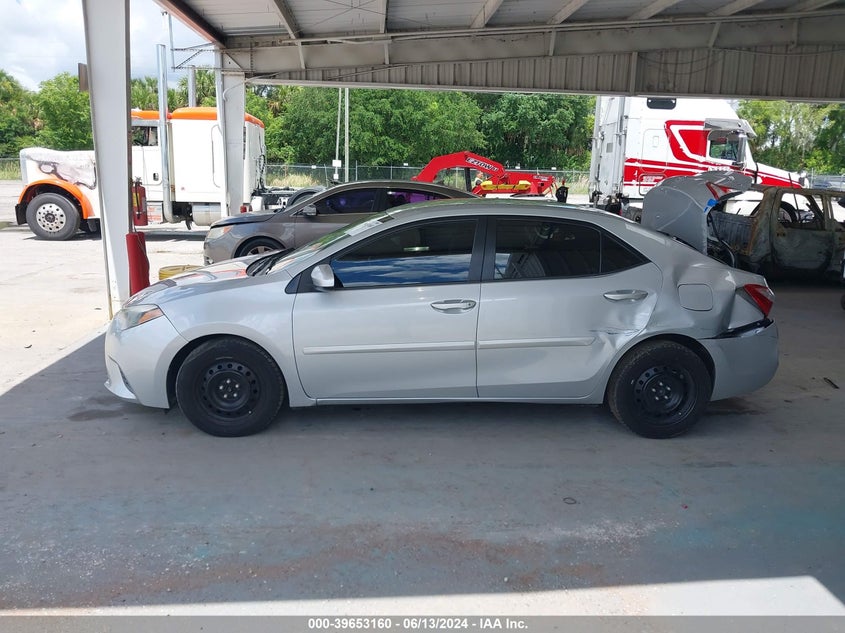 2015 Toyota Corolla Le VIN: 2T1BURHE9FC296958 Lot: 39653160