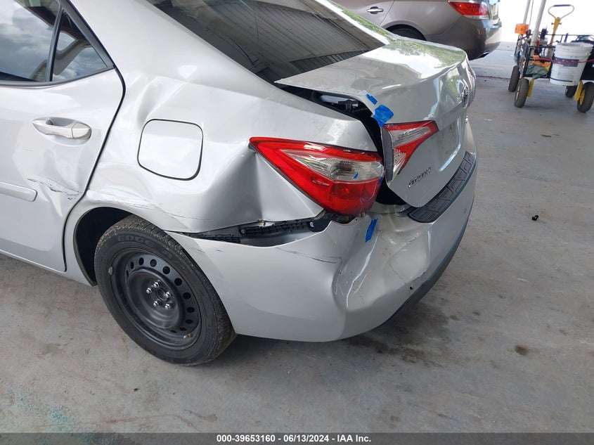 2015 Toyota Corolla Le VIN: 2T1BURHE9FC296958 Lot: 39653160