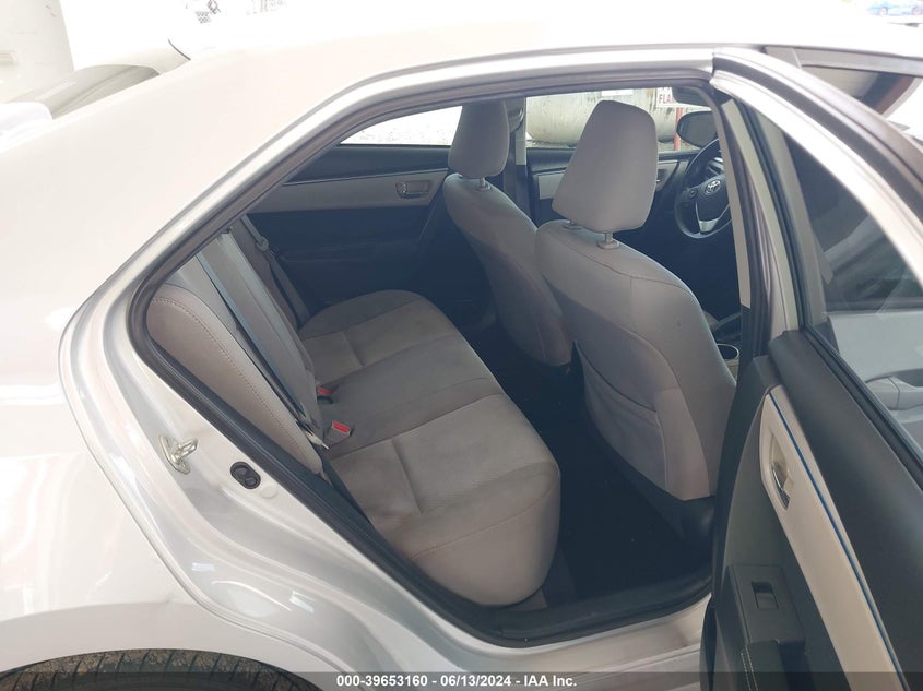 2015 Toyota Corolla Le VIN: 2T1BURHE9FC296958 Lot: 39653160