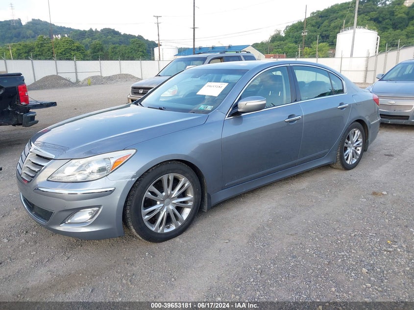 2014 Hyundai Genesis 3.8 VIN: KMHGC4DD7EU261664 Lot: 39653181