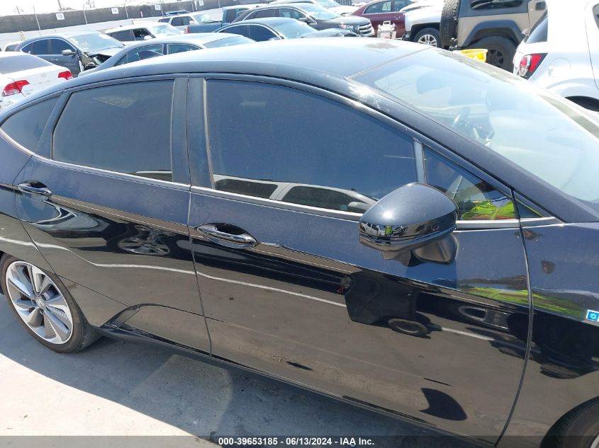 2018 Honda Clarity Plug-In Hybrid Touring VIN: JHMZC5F34JC013264 Lot: 39653185