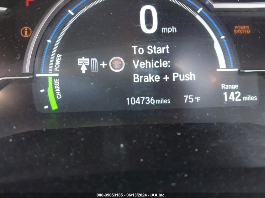 2018 Honda Clarity Plug-In Hybrid Touring VIN: JHMZC5F34JC013264 Lot: 39653185