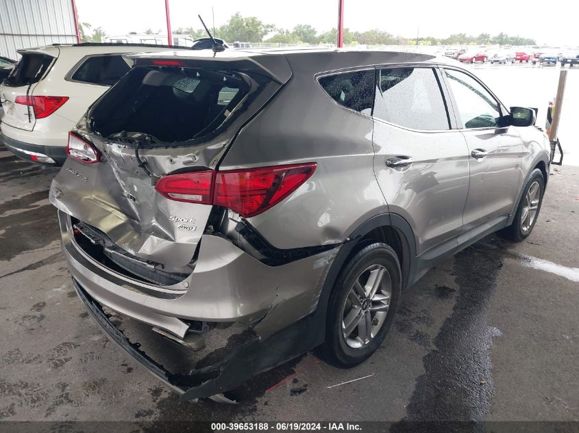 2018 Hyundai Santa Fe Sport 2.4L VIN: 5XYZTDLB0JG540544 Lot: 39653188