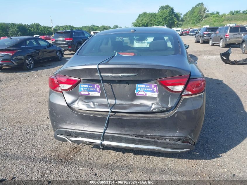 2015 Chrysler 200 Limited VIN: 1C3CCCAB1FN527230 Lot: 39653194