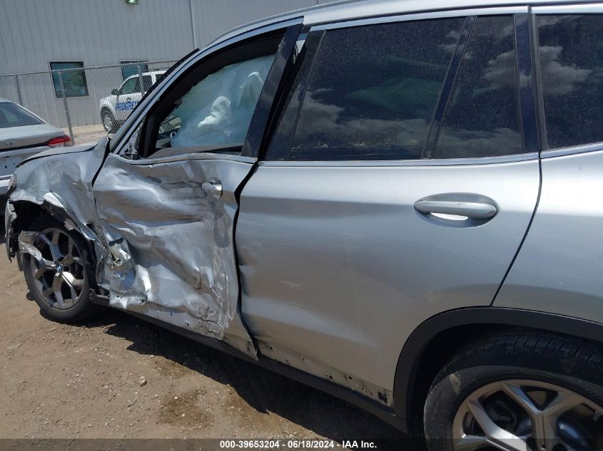 2020 BMW X3 Sdrive30I VIN: 5UXTY3C07L9D07167 Lot: 39653204