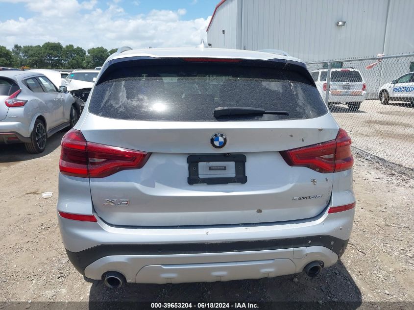 2020 BMW X3 Sdrive30I VIN: 5UXTY3C07L9D07167 Lot: 39653204