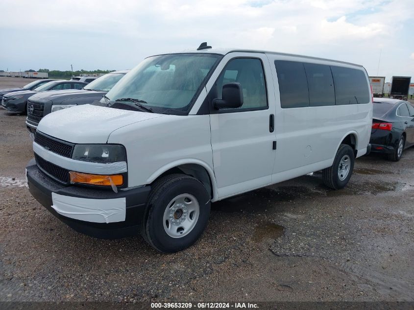 2024 Chevrolet Express Passenger Rwd 2500 Regular Wheelbase Ls VIN: 1GAWGEFP1R1178247 Lot: 39653209