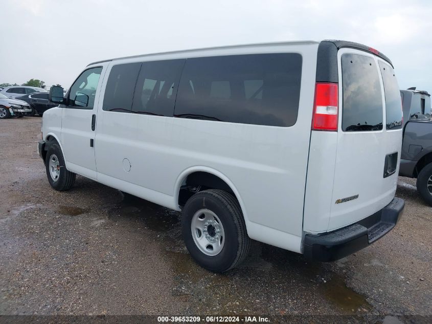 2024 Chevrolet Express Passenger Rwd 2500 Regular Wheelbase Ls VIN: 1GAWGEFP1R1178247 Lot: 39653209