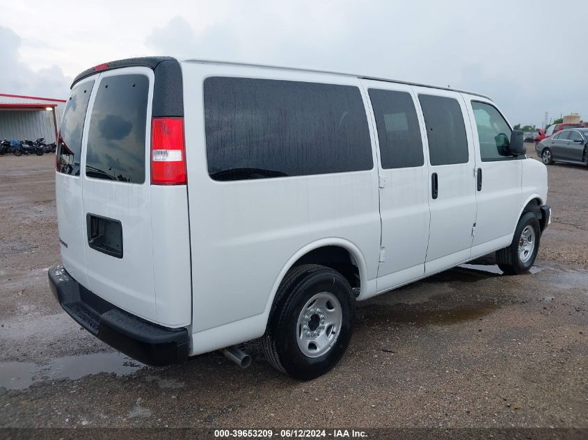 2024 Chevrolet Express Passenger Rwd 2500 Regular Wheelbase Ls VIN: 1GAWGEFP1R1178247 Lot: 39653209