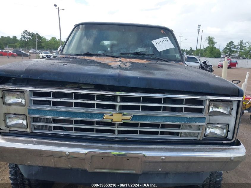 1987 Chevrolet Blazer V10 VIN: 1GNEV18K9HF127929 Lot: 39653218