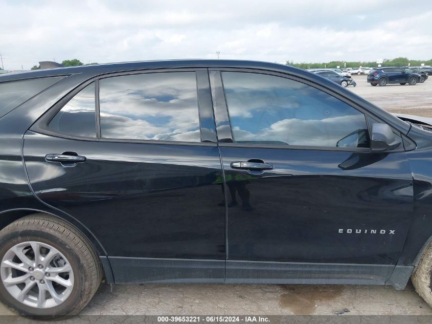 2018 Chevrolet Equinox Ls VIN: 3GNAXHEV4JL394634 Lot: 39653221