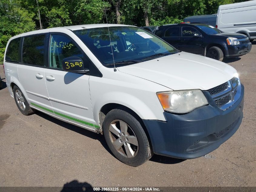 2013 Dodge Grand Caravan Se VIN: 2C4RDGBG5DR731419 Lot: 39653225