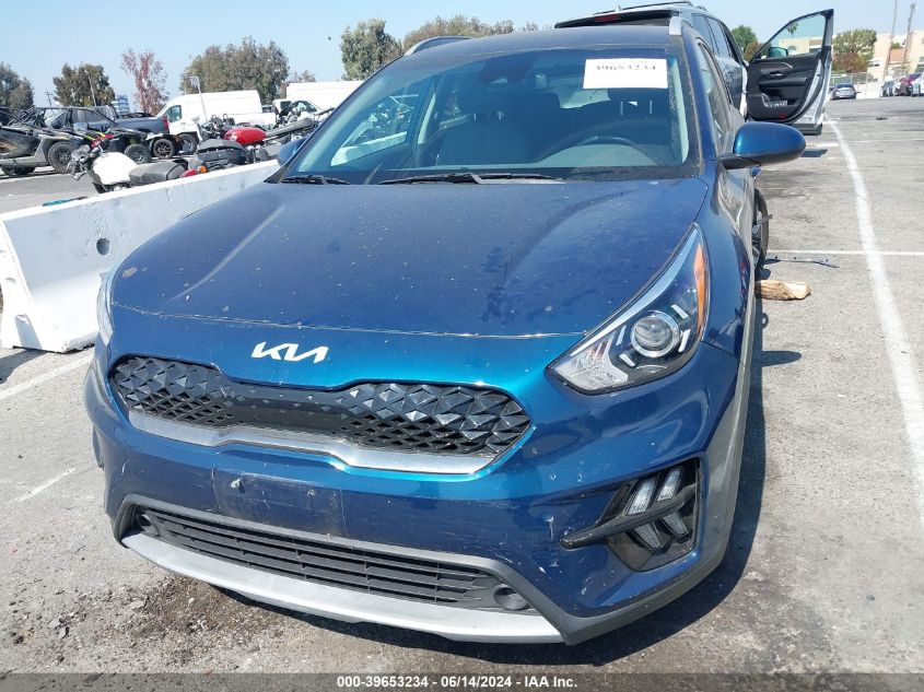 2022 Kia Niro Lxs VIN: KNDCB3LC4N5545868 Lot: 39653234