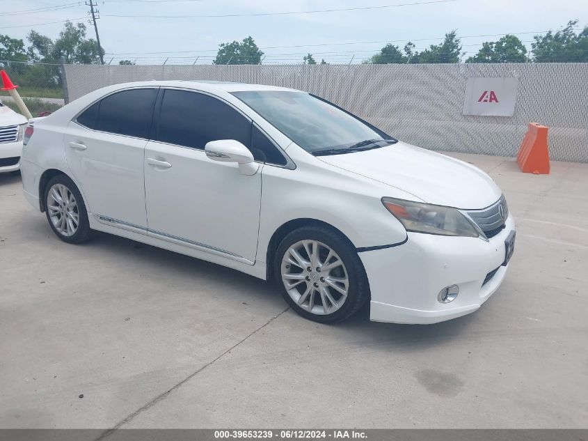 2010 Lexus Hs 250H Premium VIN: JTHBB1BA1A2018106 Lot: 39653239