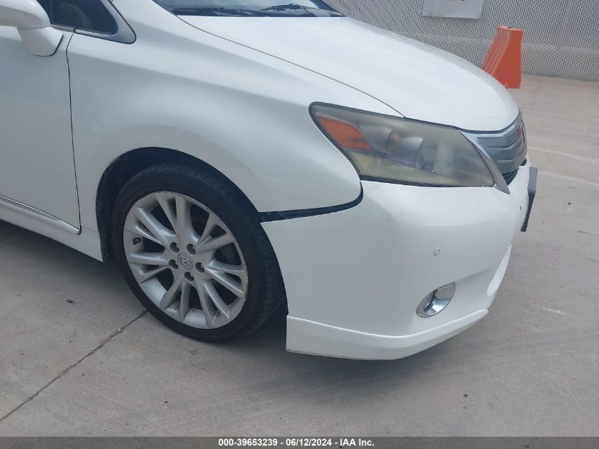 2010 Lexus Hs 250H Premium VIN: JTHBB1BA1A2018106 Lot: 39653239