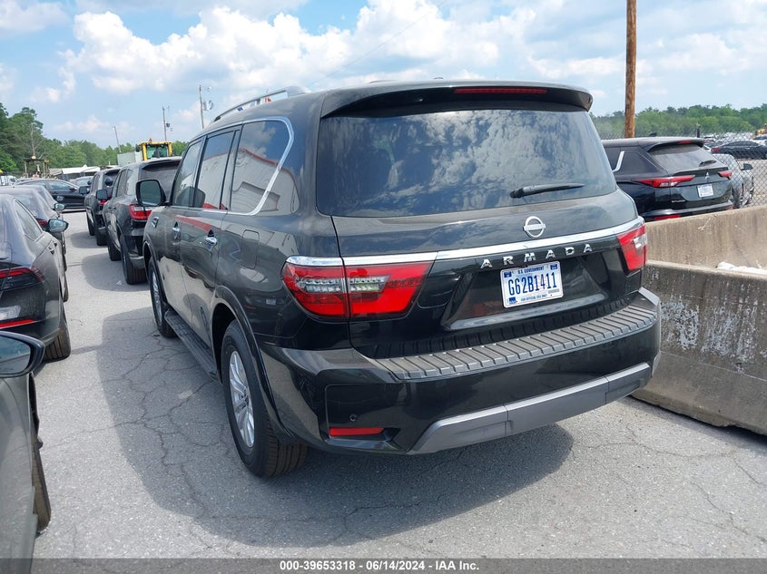 2024 Nissan Armada Sv 4Wd VIN: JN8AY2AD4R9709246 Lot: 39653318