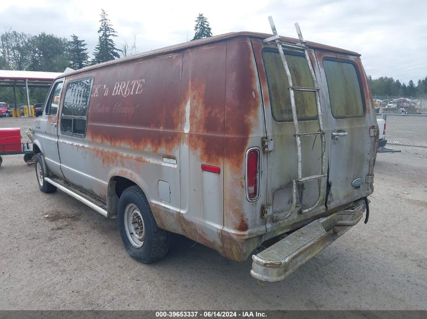 1983 Ford Econoline S250 Super Duty Van VIN: 1FTFS24F3DHB75395 Lot: 39653337