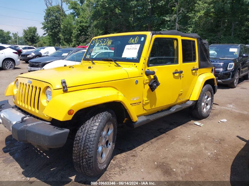 2015 Jeep Wrangler Unlimited Sahara VIN: 1C4HJWEG2FL594994 Lot: 39653346