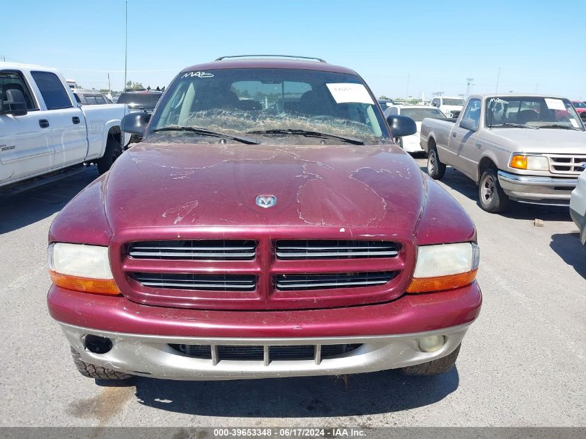 2001 Dodge Durango Slt VIN: 1B4HS28Z81F572487 Lot: 39653348