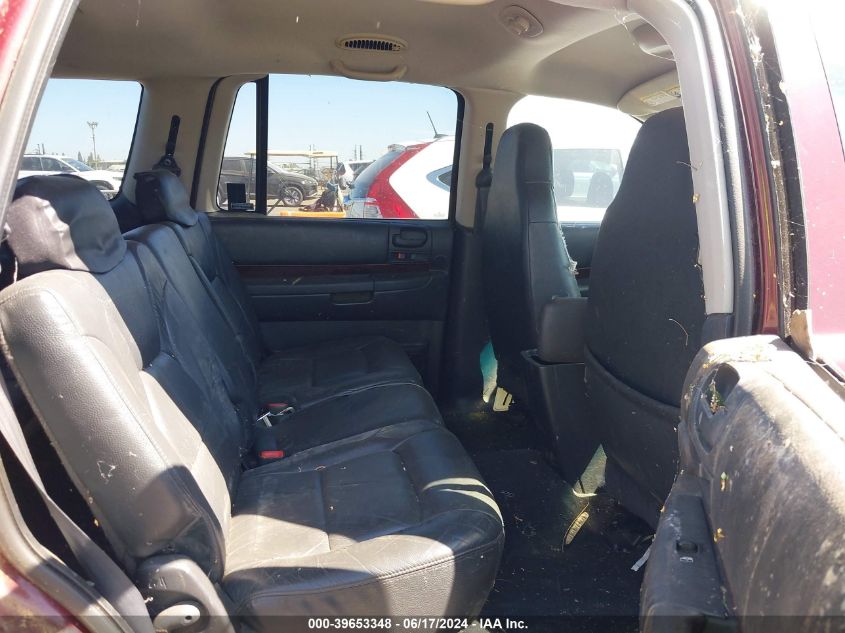 2001 Dodge Durango Slt VIN: 1B4HS28Z81F572487 Lot: 39653348