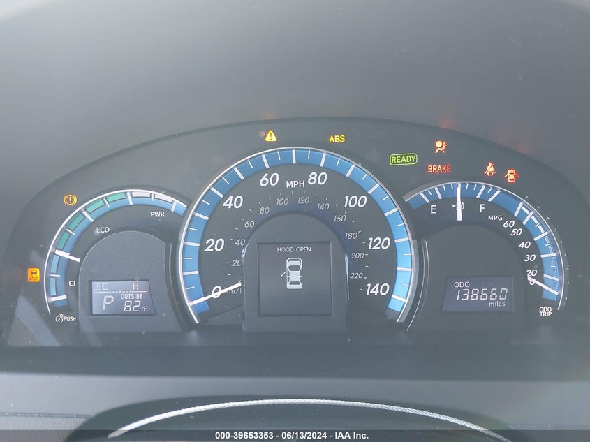 2013 Toyota Camry Hybrid Xle VIN: 4T1BD1FK4DU087746 Lot: 39653353