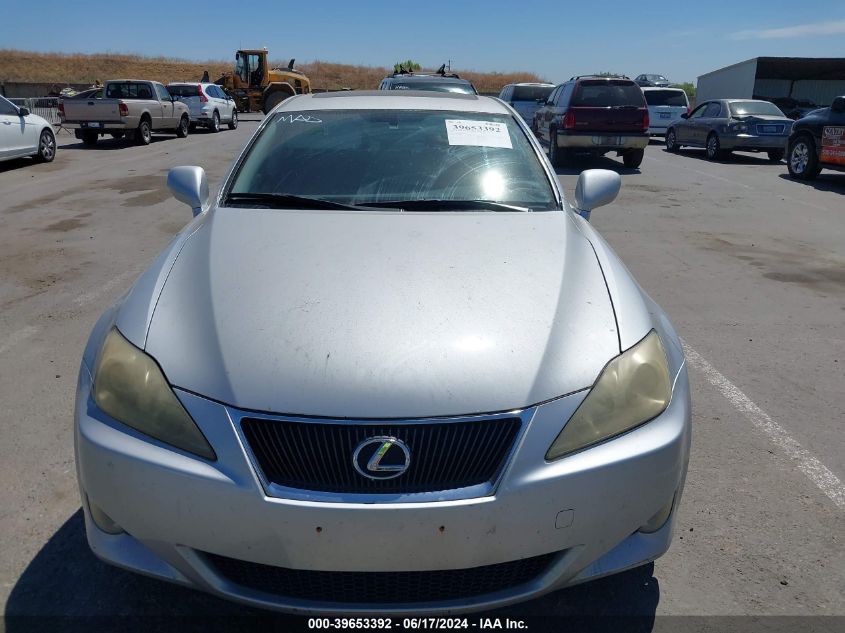 2006 Lexus Is 350 VIN: JTHBE262962003778 Lot: 39653392