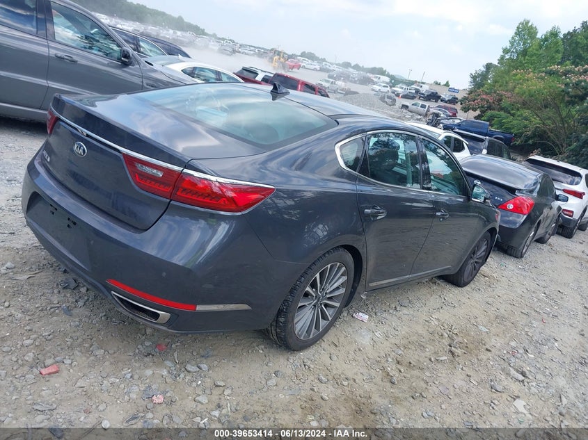 2017 Kia Cadenza Premium VIN: KNALC4J16H5055390 Lot: 39653414