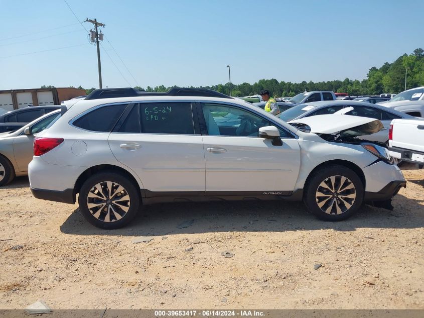 2016 Subaru Outback 2.5I Limited VIN: 4S4BSBLC3G3325962 Lot: 39653417