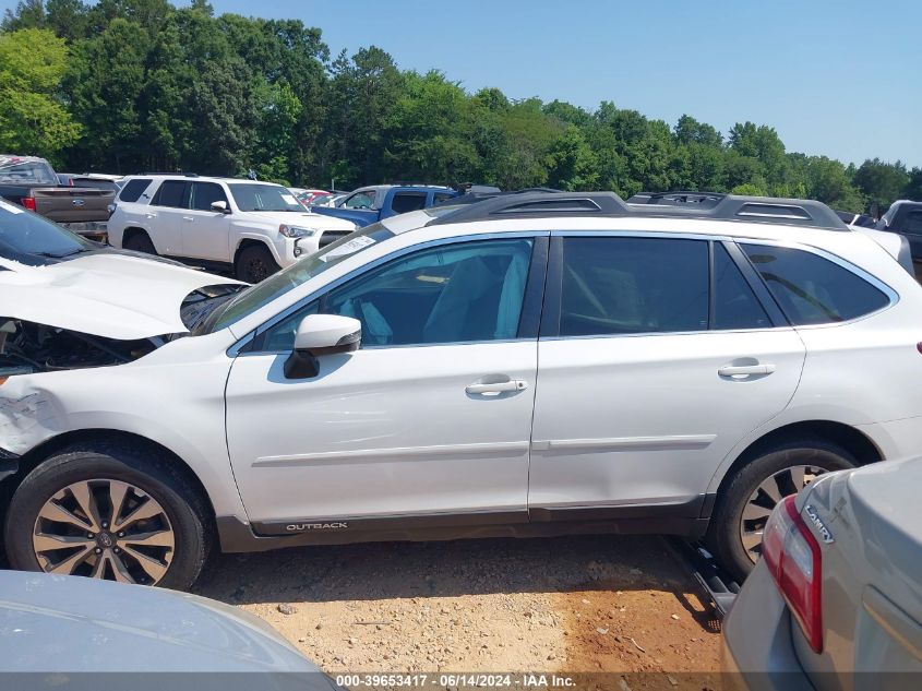 2016 Subaru Outback 2.5I Limited VIN: 4S4BSBLC3G3325962 Lot: 39653417