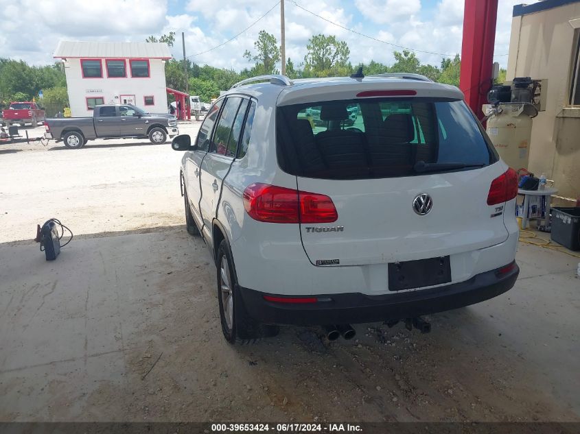 2017 VOLKSWAGEN TIGUAN 2.0T WOLFSBURG EDITION - WVGSV7AX9HK005661