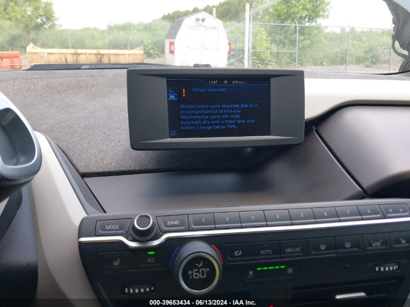 2015 BMW I3 Base W/Range Extender VIN: WBY1Z4C5XFV278620 Lot: 39653434