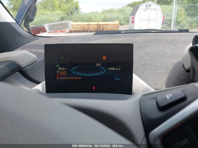 2015 BMW I3 Base W/Range Extender VIN: WBY1Z4C5XFV278620 Lot: 39653434