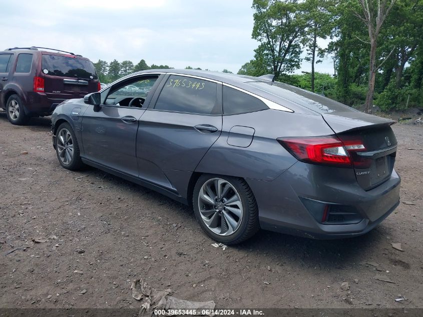 2018 Honda Clarity Plug-In Hybrid VIN: JHMZC5F17JC021647 Lot: 39653445