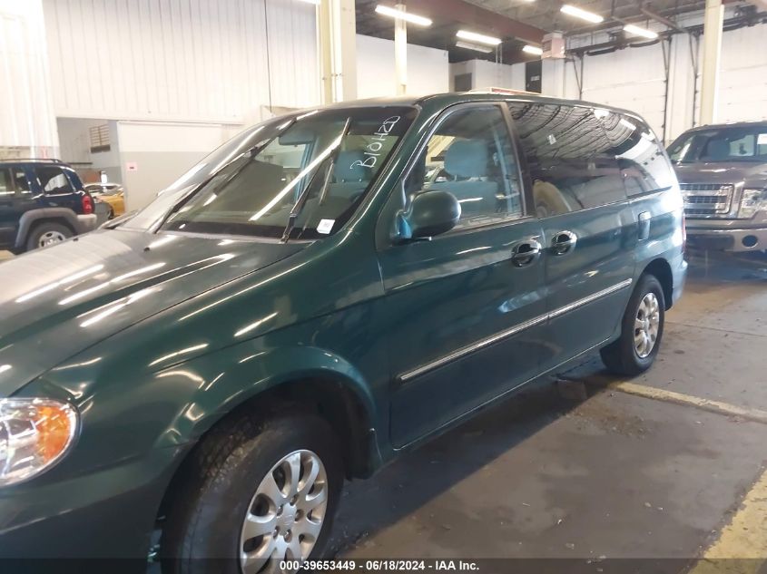 2004 Kia Sedona Ex/Lx VIN: KNDUP131646505826 Lot: 40233500