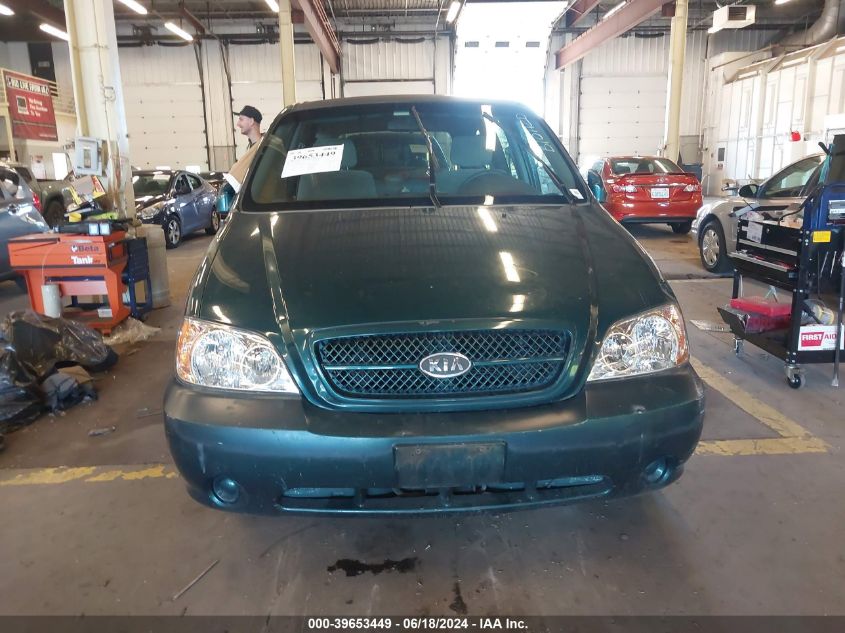 2004 Kia Sedona Ex/Lx VIN: KNDUP131646505826 Lot: 40233500