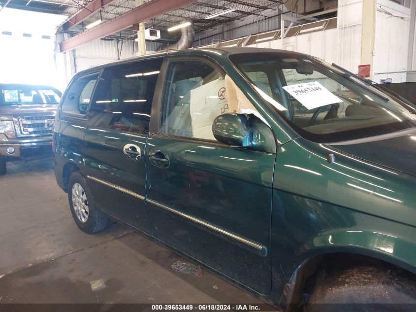 2004 Kia Sedona Ex/Lx VIN: KNDUP131646505826 Lot: 40233500