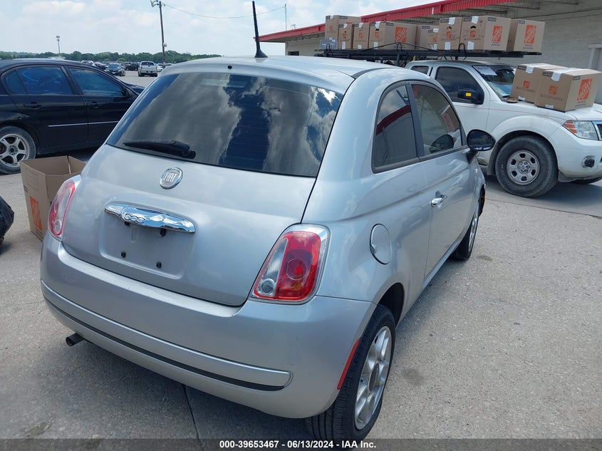 2012 Fiat 500 Pop VIN: 3C3CFFAR5CT124224 Lot: 39653467